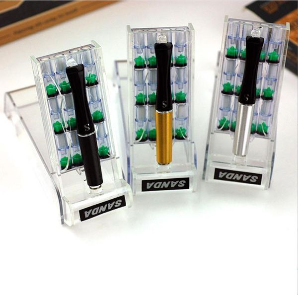 Smoke Pipes Sanda SD-20 Umlauffilter-Kartuschenhalter mit 3 Farben und 12 Filterelementen gratis