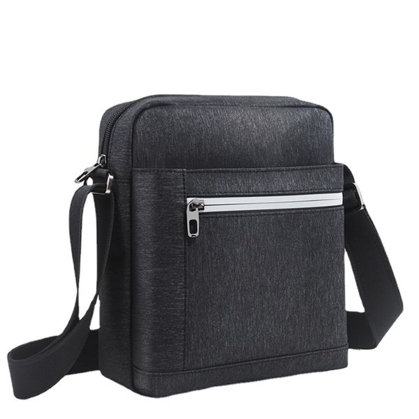 Designer-Herren-Aktentasche, One-Shoulder-Umhängetasche, Oxford-Stoff, Herren-Computertasche, vertikal