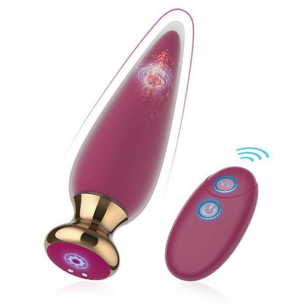 Muyue my610 controle remoto massageador de próstata vibrador brinquedo adulto 75% de desconto nas vendas on-line