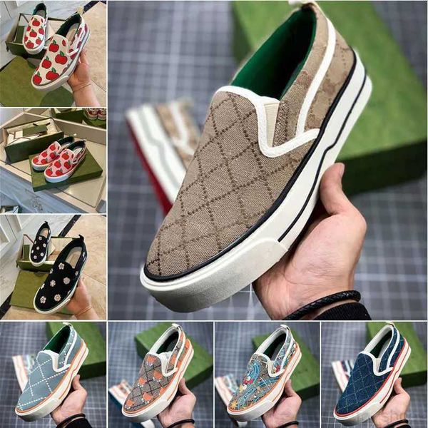 2023 OG Casual Shoes Runner Trainer Designer Sneakers Schuh Italien Luxus weiß Pink Klassiker Jacquard Denim Vintage Tennis 1977 Frauen Männer Slip-on 73