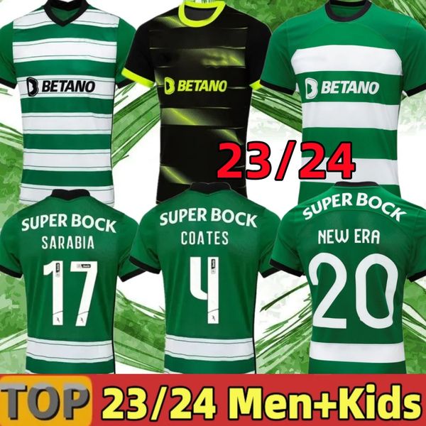 2024 Sporting CP 23 24 Lisboa Soccer Jerseys Lisbon Special Jovane Sarabia Vietto Sporting Clube De Football Rubor Men Kids Kit Maillot C.ronaldo