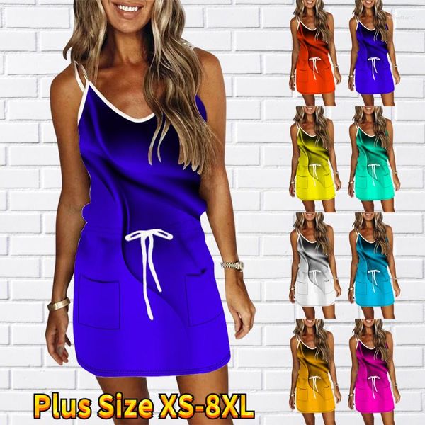 Vestidos casuais feminino sexy vestido elegante última primavera moda personalidade impressão cintura gravata XS-8XL