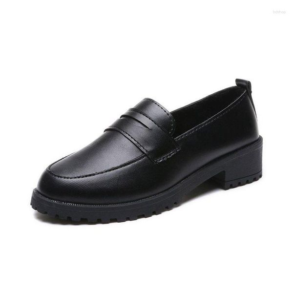 Flat Shoes Kids For Sails British Working College Style мягкая кожаная платформа низкая каблука