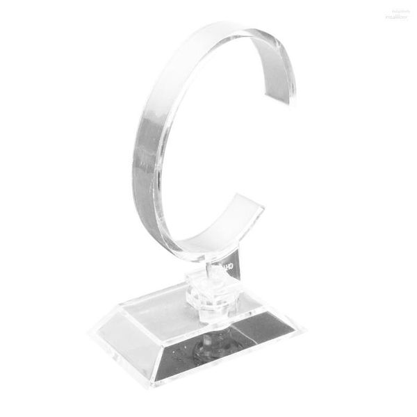 Caixas de relógios YCYS-1ps Transparente Acrílico Bracelete Exibição Suporte Rack Vitrine Loja de Varejo Qualidade Superior