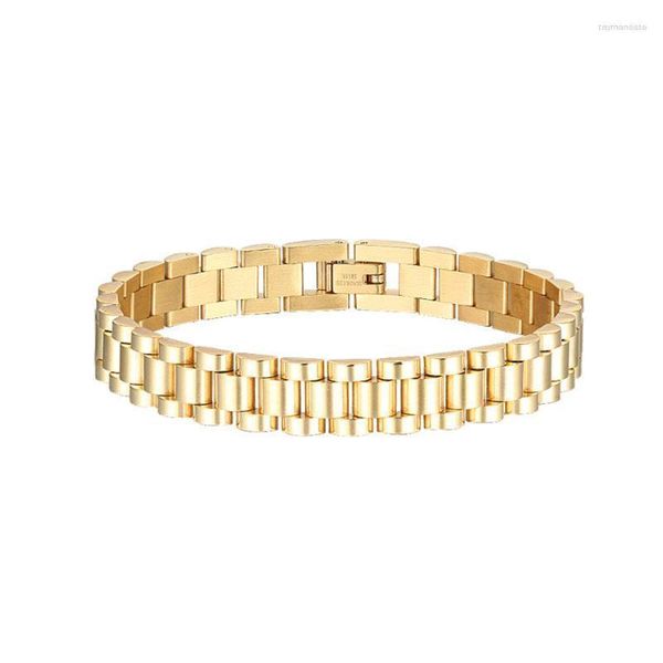 Braccialetti di collegamento Catena in acciaio inossidabile Gioielli economici Società di feste Cinturino per donna e uomo Bracciale a 3 file all'ingrossoLink Raym22