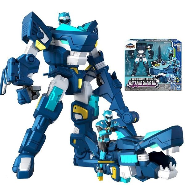 Giocattoli di trasformazione Robot est Mini Force 2 Super Dino Power Transformation Robot Toys Action Figures MiniForce X Deformation Dinosaur Toy 230621