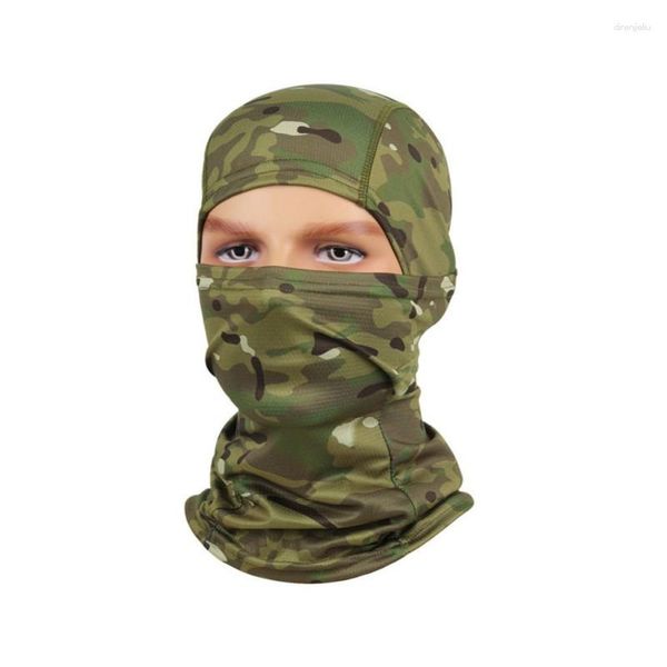 Bonés de ciclismo masculino feminino balaclava tático máscara facial completa verão caminhadas acampamento caça boné capa de cabeça de bicicleta