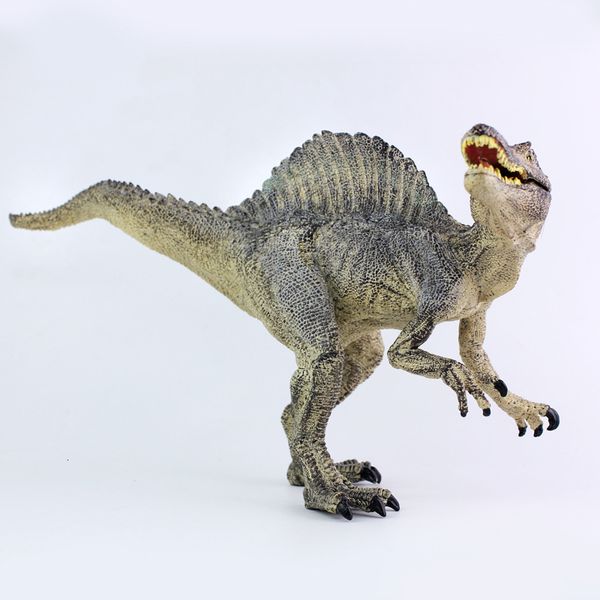 Action Toy Figure Simulazione animale Spinosaurus Action Figure Dinosauro giurassico Modello Figurine biologica per decorazione Giocattolo Regalo di compleanno per bambini 230621