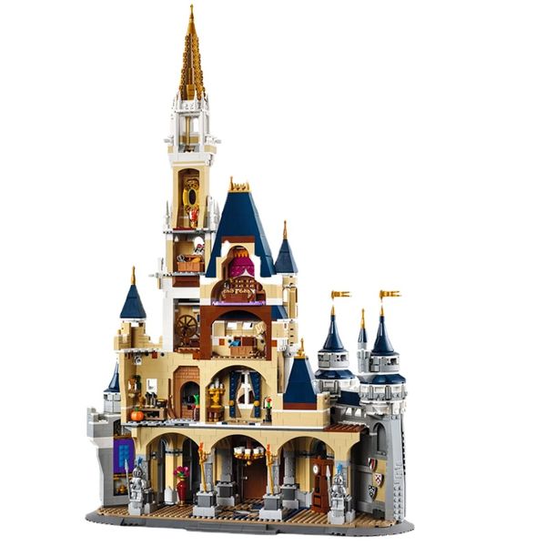 Em estoque 6005 Building Blocks 71040 Girl The MOC Castle Model Monte Building Blocks Toys Christmas Gifts 16008