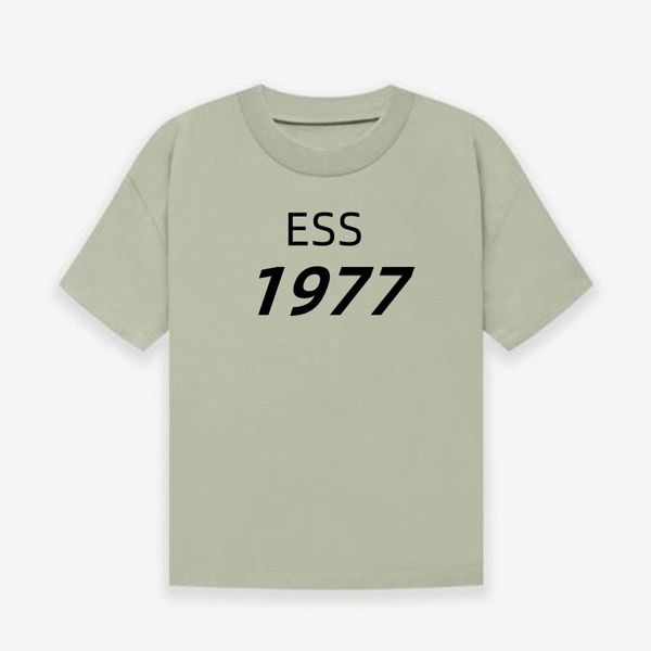 1977 essentials Camicie causul vintage classiche da uomo t-shirt da uomo e da donna T-shirt girocollo anti-pilling a manica corta da uomo t-shirt da uomo firmata taglia S-XL