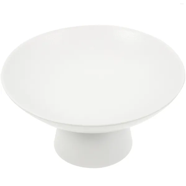 Geschirr-Sets, Keramiktablett, Obstschale, Standfuß, 15 x 15 x 7,5 cm, Tassen, weiße Keramikbehälter