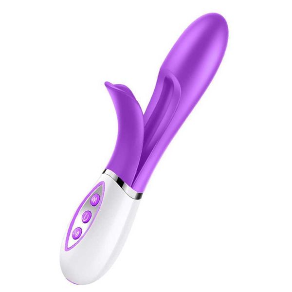 Vibrationsstab für Damen-AV-Massage, intelligentes teleskopisches, doppeltes, interaktives Soundproduktions-Sexspielzeug für Erwachsene. 75 % Rabatt auf Online-Verkäufe