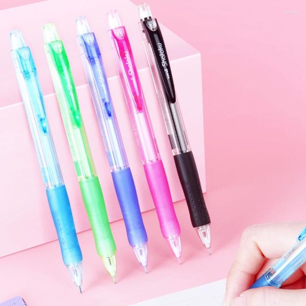 0,5 mm matita meccanica colore asta trasparente cancelleria studente studio forniture per ufficio giapponese