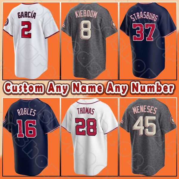 2 Luis Garcia 28 Lane Thomas Baseball Jerseys Joey Meneses Alex Call Carter Kieboom Jake Alu Nationals Stephen Strasburg Victor Robles MacKenzie Gore Josiah Gray