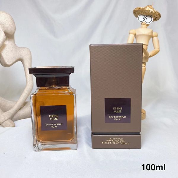 Novos perfumes femininos masculinos Ebene Fume Perfume 100ml Eau de Parfum Longa duração Bom cheiro Colônia Perfumada Fragrância Natural Spray Desodorante Vários Estilos