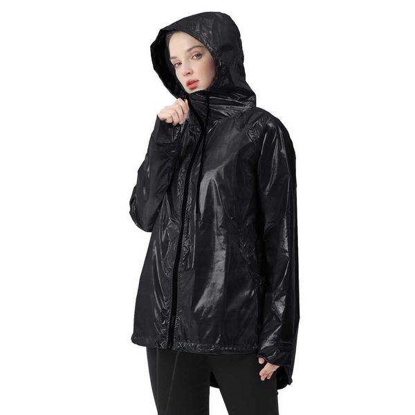 Beliebte Metall lose Kapuzenpullover wasserdicht Damen Biker weiße Jacke Frauen 2014 Faux schwarze Lederjacken für 2023