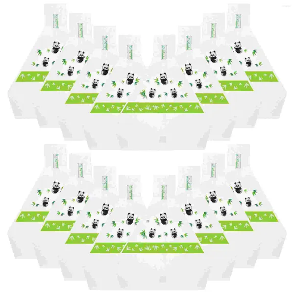 Garrafas de armazenamento 100 PCs Bolsas organizadoras transparentes Triângulo Rice Ball Package
