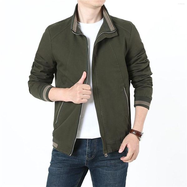 Jaquetas masculinas Foundry jaquetas grandes e altas masculinas casuais de manga comprida outono inverno com gola alta blusa casaco com camisas masculinas ao ar livre