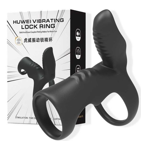 Сексуальное мужское кольцо с задержкой вибрации, товары для взрослых Lock Essence Men, скидка 75% на онлайн-продажи