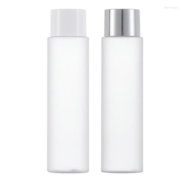 Aufbewahrungsflaschen 20 Stück Toner Wasserflasche Schraubdeckel leer 150 ml Frosted Serum Lotion Kosmetik Nachfüllbar Flache Schulter Reise Kunststoff