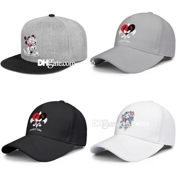 Fashion- snapback Todos os fabricantes de bonés de golfe de algodão preto fornecem boné de beisebol Inktober # 18 Harley Quinn Snapback ajustável por