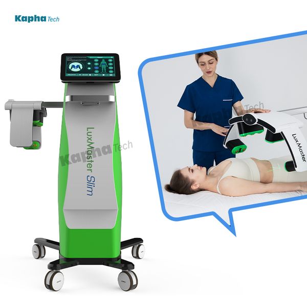 LuxMaster 10D laser diodo esmeralda máquina de massagem de luz verde para escultura corporal