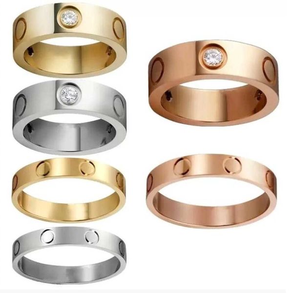 Bandringe 4 mm 5 mm 6 mm Titanstahl Silber Liebesring Männer und Frauen Roségold Schmuck für Verliebte Paarringe Geschenk Gold Tidal Flow Design 528ess