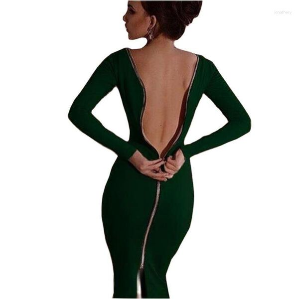 Abiti taglie forti Summer Maxi Bandage Beach Womens Nude Sexy Party Night Clubkim Kardashian Elegante Celebrityback Backless Wrap Dress