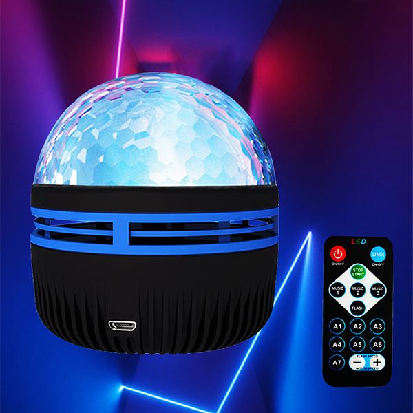 Водяной мощный проектор легкий, звездный дистанционное управление ночной свет, красочная светодиодная атмосфера USB -проекционная лампа для свадебного подарка на день рождения, праздничный декор