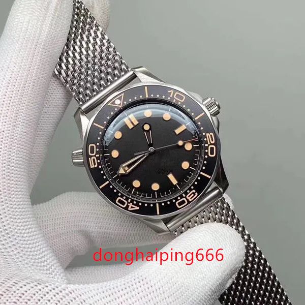 2024 Diver 300M 007 Watch Edition Black Sea Planet 600m Мужские часы с автоматическим механическим механизмом Спортивные наручные часы со стальным ремешком