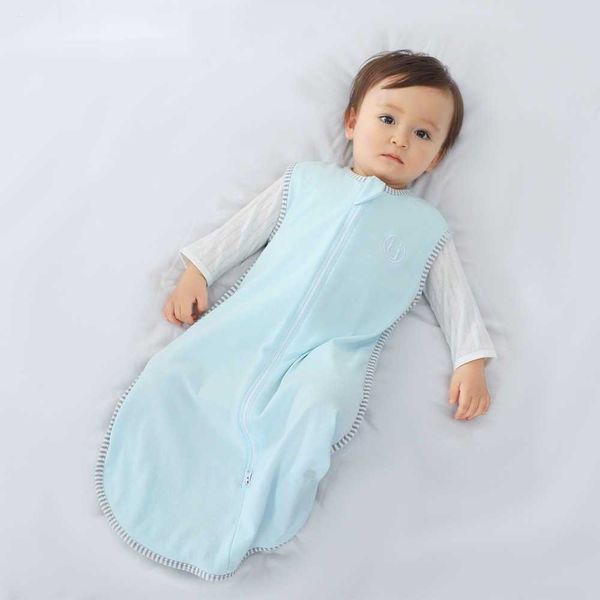 Yinxiuli recém-nascido algodão quatro estações respirável saco de dormir do bebê sem mangas saco de dormir da criança swaddle cobertores de lã para o inverno