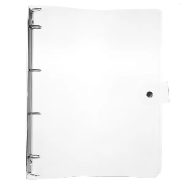 Pasta 4 anel bonito plástico notebook escudo bloco de notas caso material de escritório a4 blocos de notas em anéis