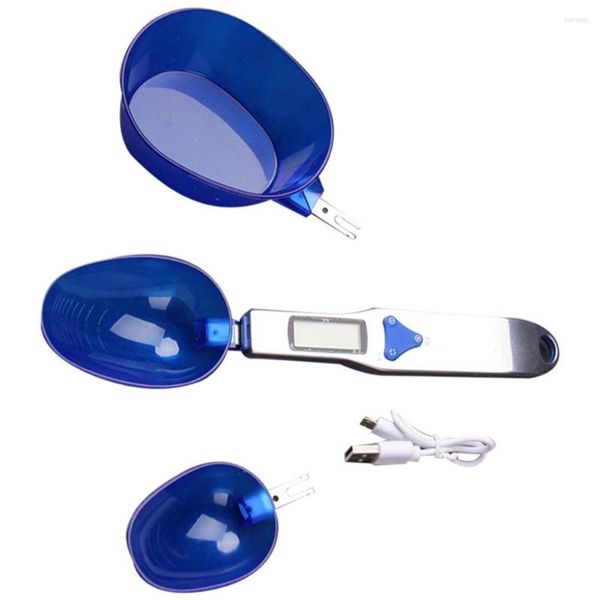 Выпекание формы USB зарядка измерение ложки Spoon Electronic Digital Gramera Dimensional Wosing для инструмента кухни порошковой муки