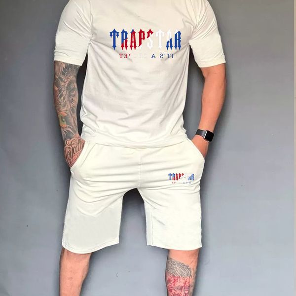 T-shirt Men Ter Suit de praia Setos de streetwear rastreio masculino masculino Anti-pilão 2023 Crew Neck Anti-pilling Bush Sheart uma camiseta