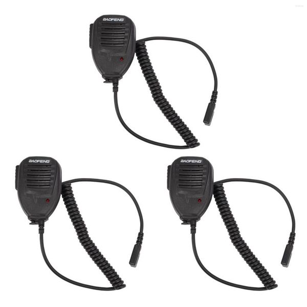 Mikrofone 3X Baofeng PSpeaker Mikrofon für Uv-5R Bf-888S Uv-82 Uv-9R Radio Handheld Uv-5Ra Plus Uv-6R