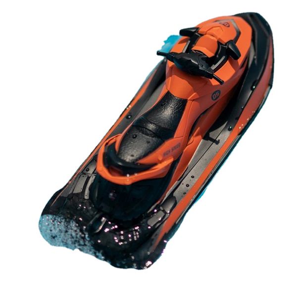 Новое прибытие RC Boat 2,4 г 50 метров дистанционное управление дистанционным управлением лето вода брызгает электродвигательная лодка детская игрушка для водных игрушек
