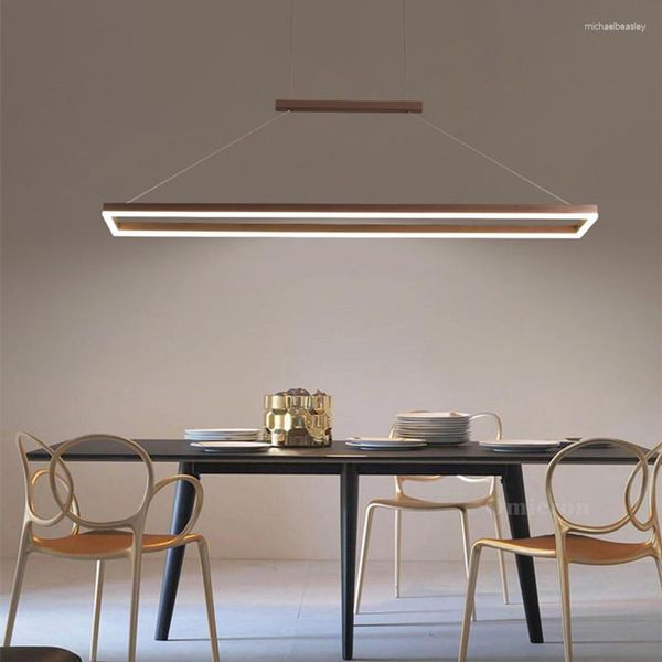 Lampadari Minimalista Oro / Caffè Ristorante Lampadario Cucina nordica Lampada da soffitto AC85-265V