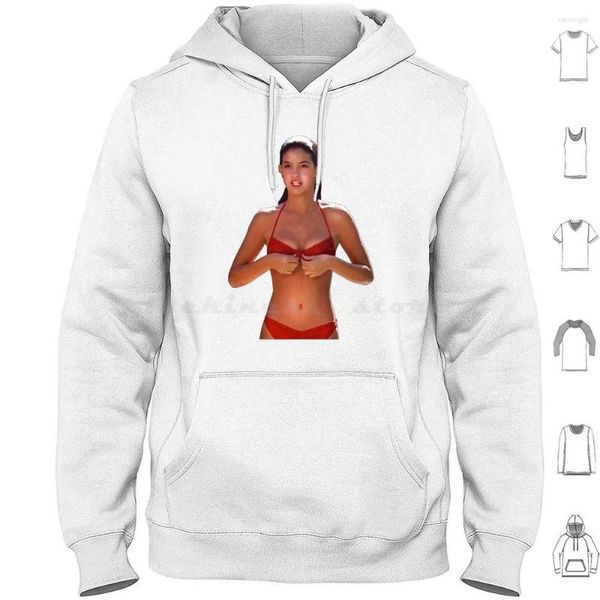 Erkek Hoodies Phoebe Cates-Red Bikini-Ridgemont Yüksek Uzun Kollu Spicolo Jeff Spicoli Tasarım hızlı zamanlar