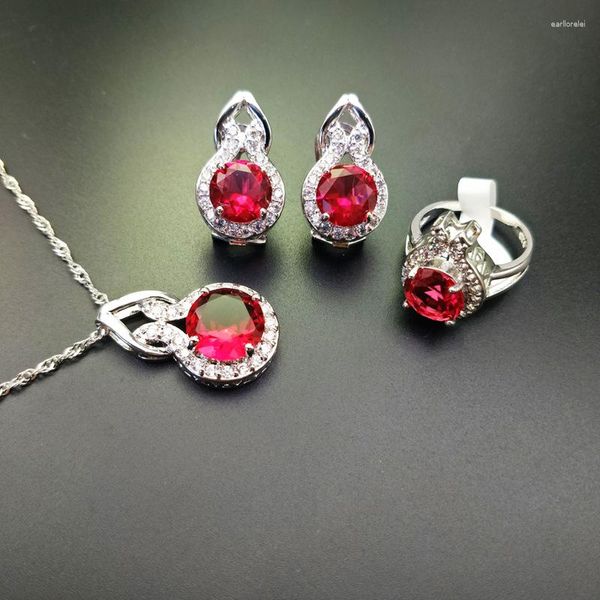 Серьги ожерелья устанавливают тыкву подвесные ожерелья кубическая циркония для женщин