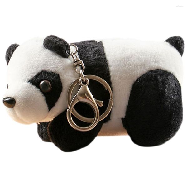 Hediye Sargısı Peluş Anahtar Çantası Backpack Kolye Çanta Çanta Çanta Takılar Sevimli Çizgi Panda