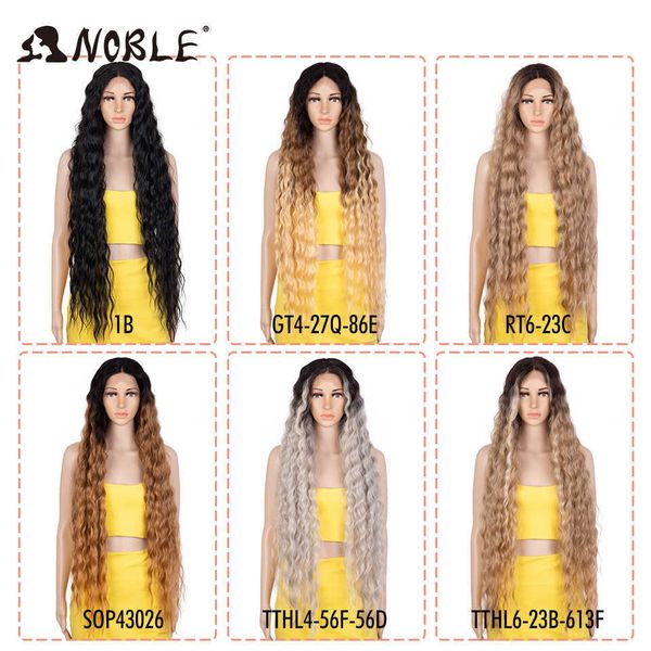 NXY sentetik dantel peruk 40 inç uzunluğunda dalgalı kıvırcık peruklar kadınlar için sarışın tam dantel peruk sarışın dantel peruk cosplay 230524