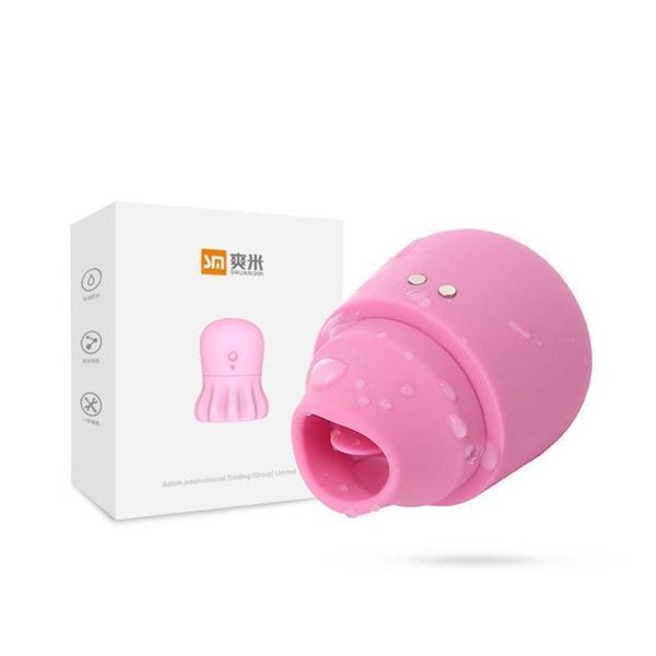 Tongue Egg Jumping Small Eight Capezzolo Clip di vibrazione stimolante per le donne Divertimento per adulti Massaggio e dispositivo Sconto del 75% Vendite online