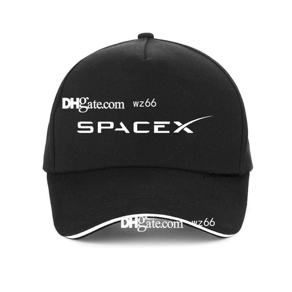 2023 Fashion SpaceX Space X cap Uomo Donna 100% cotone auto Berretti da baseball Unisex Hip Hop regolabile Snapback Hat