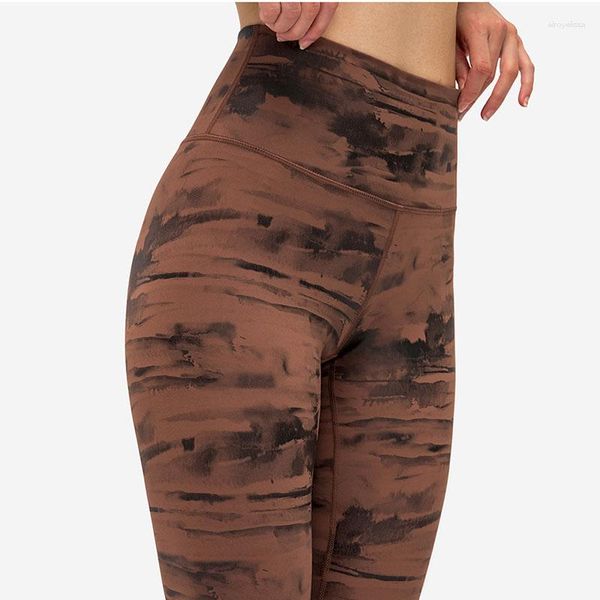 Pantaloni attivi Stampa a inchiostro Calzamaglia da donna Fitness Running Yoga Vita alta Sexy Sport Push Up Leggins Energy Gym Abbigliamento Ragazza Legging