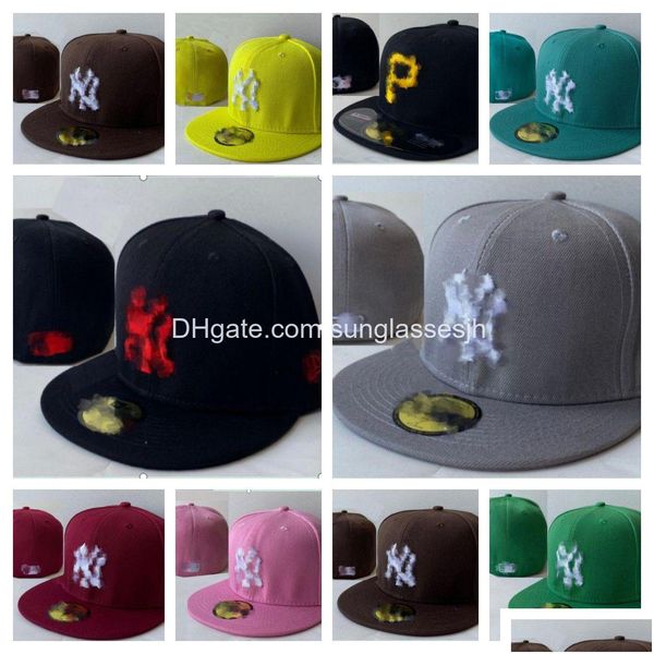 Cappellini da baseball 2023 Cappellini aderenti con logo di tutte le squadre Cappello snapbacks di design Cappello baskball regolabile Sport all'aria aperta Ricamo Berretti chiusi piatti Fl