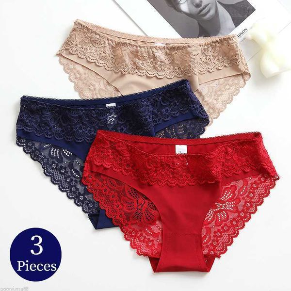 Kadın Panties Trowbridge 3 Parça/bayan seti dantel külot ipek saten iç çamaşırı seksi iç çamaşırı yumuşak rahat kadın külot tatlı rahat külot