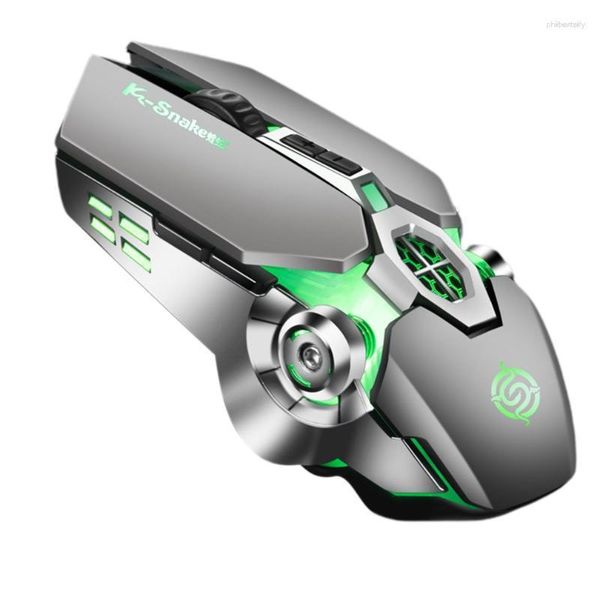 Mäuse Electronics Q7 Gaming 7 Tasten USB Wired Gamer Mouse Professional Optical Adjustable 4000 DPI White Silver