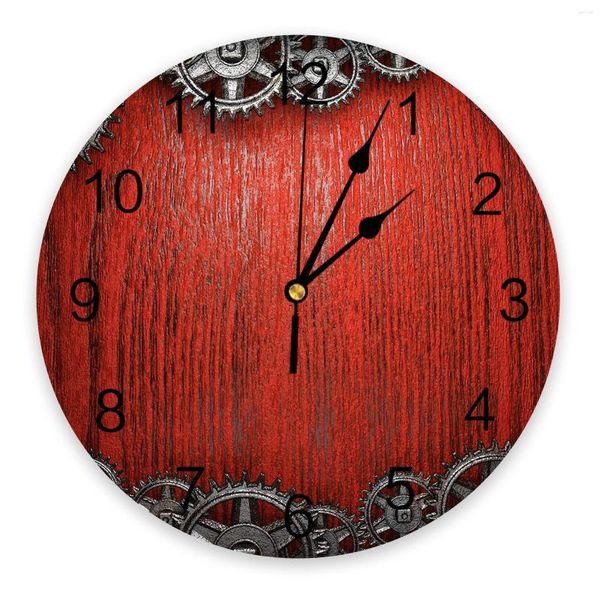 Настенные часы ear Деревянный доска для дома декор современный кухня спальня спальня живые часы