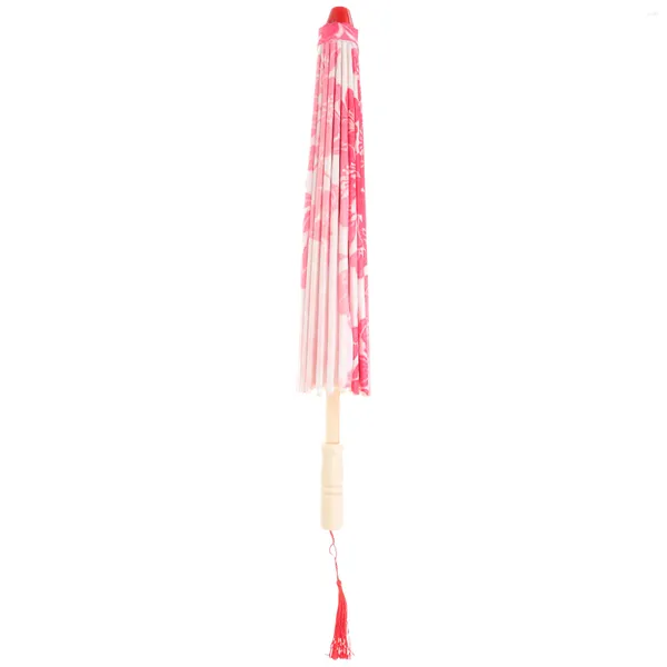 Ombrelli Abiti da gioco di ruolo Ombrello decorativo giapponese 72x72 cm Danza Classico Panno di seta Cinese retrò
