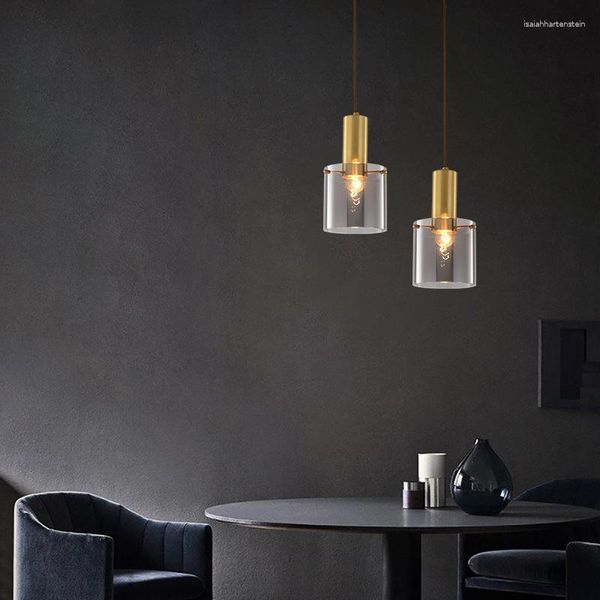 Luminárias pendentes Europa Lustre de cristal Lustres de teto E27 Luz Itens decorativos para casa Designer de luxo